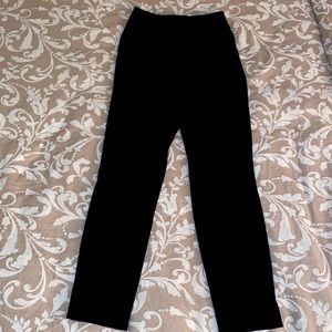 H&M high rise slim fit black slacks